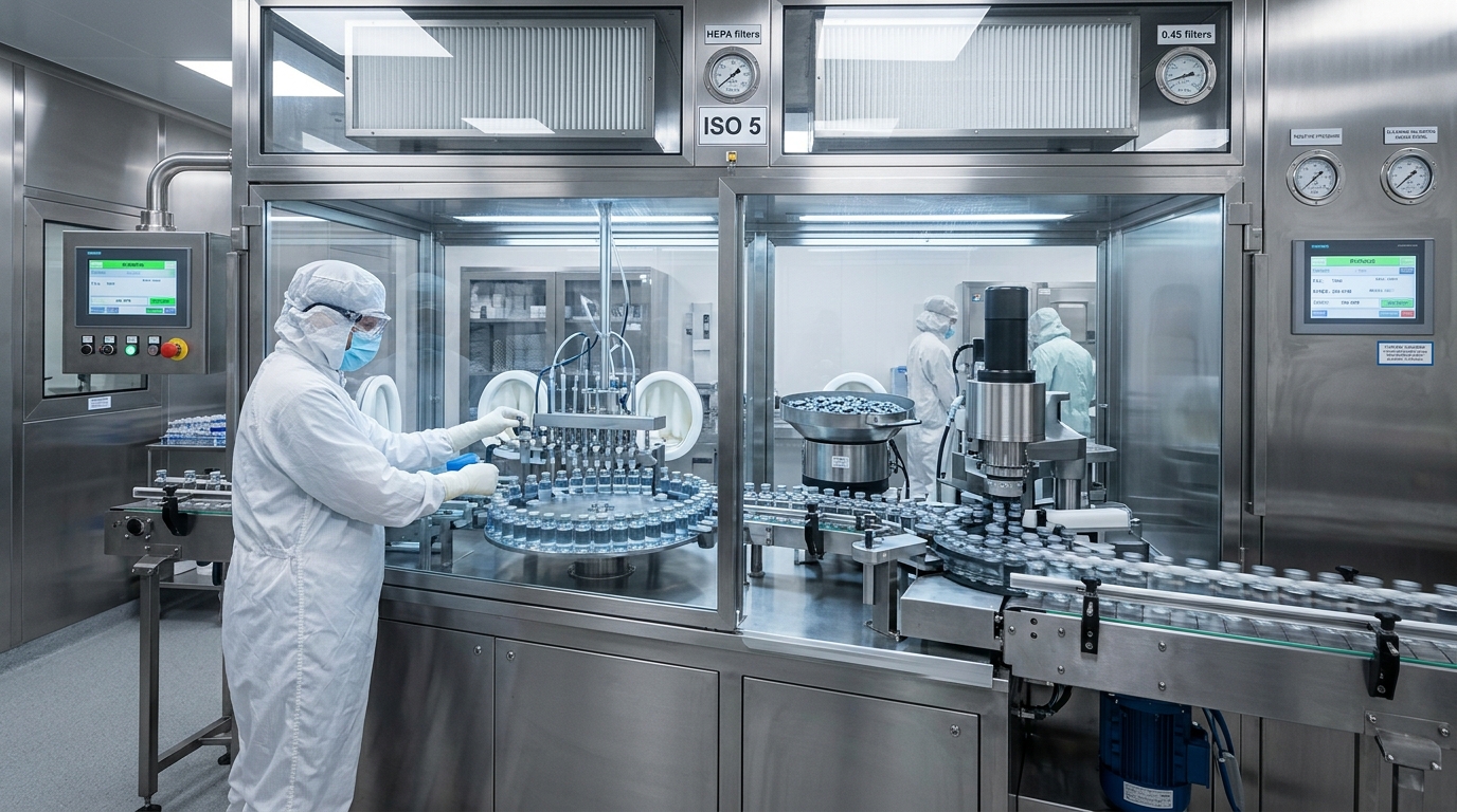 Biopharmazeutische Aseptische Abfüllanlage
