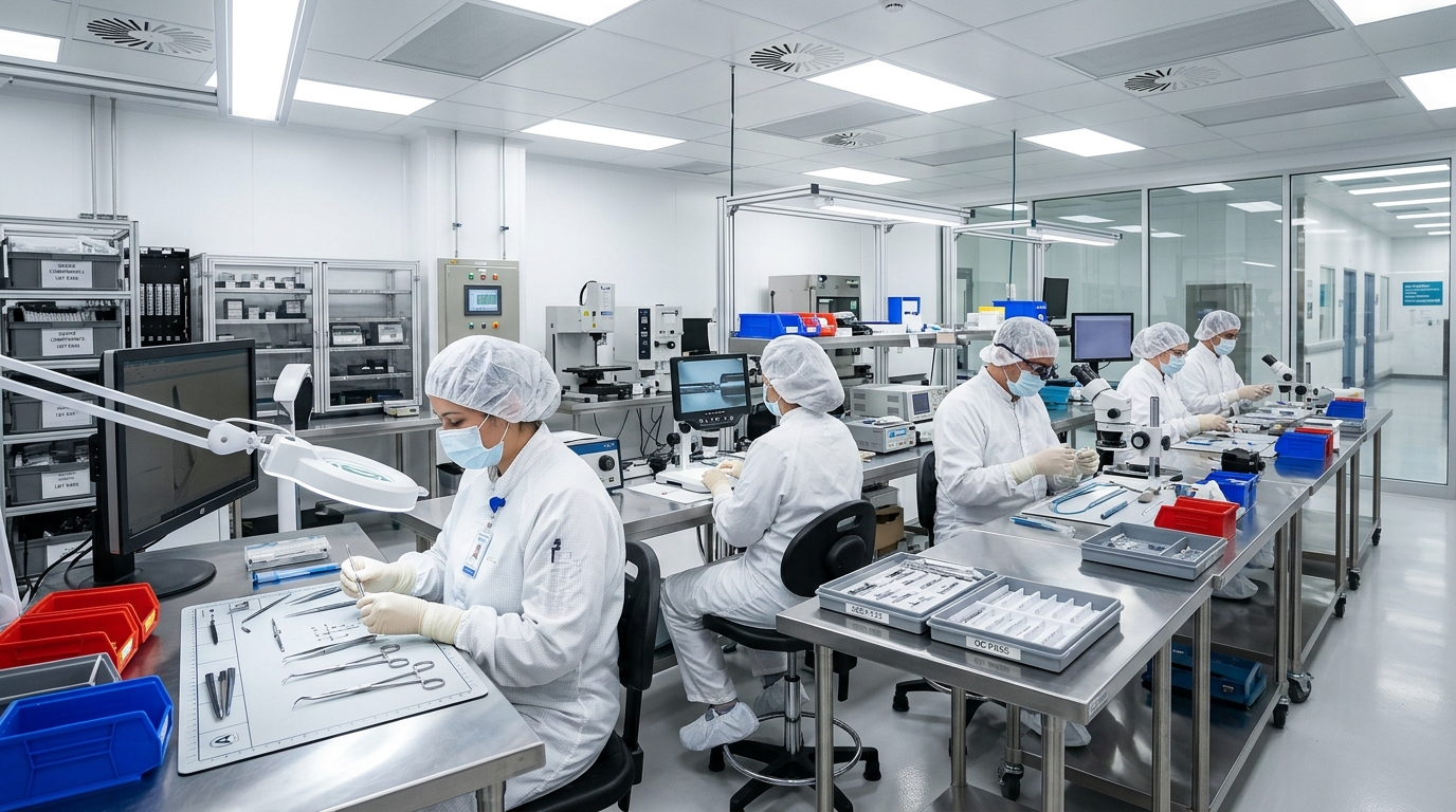 Präzisionsfertigung für orthopädische Implantate